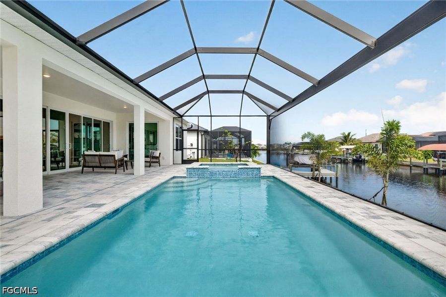 Exterior details and patio area of a home in Cape Coral, Cape Coral (Image 26).