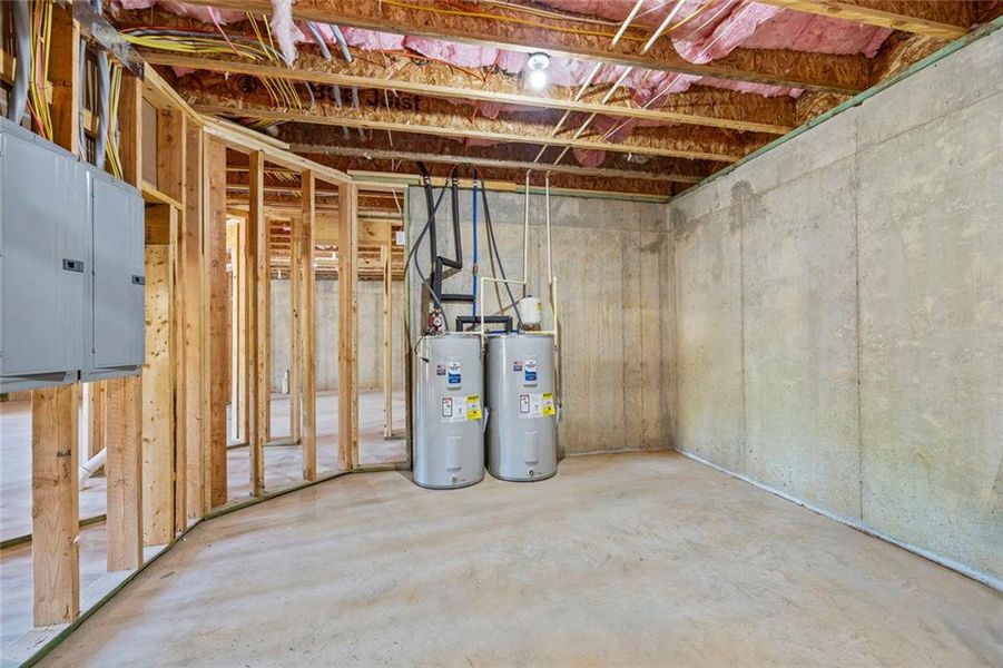 In-progress construction of a new home in , Monroe, GA (Image 79).