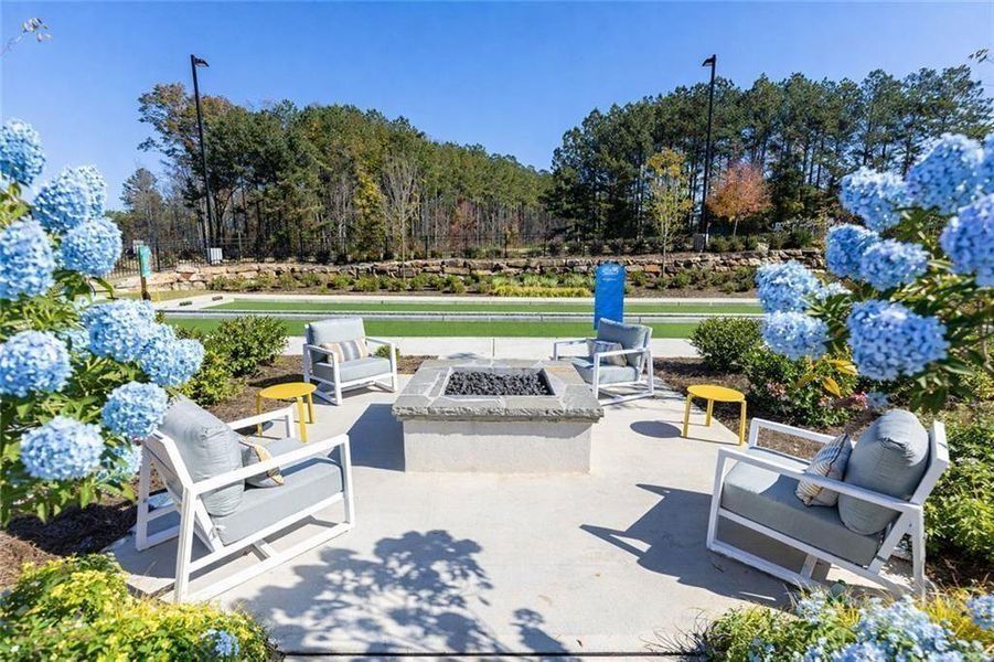 Community amenities in Soleil Belmont Park, Canton (Image 34).