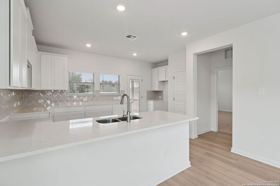 Furnished interior view inside a new home in Royal Crest, San Antonio (Image 17). Furnished interior view inside a new home in Royal Crest, San Antonio (Image 17).