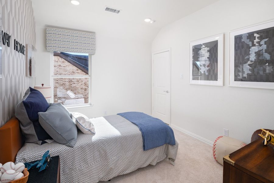 Representative furnished interior of a home built from the Kingston by UnionMain Homes in Elevon, Lavon (Image 50).