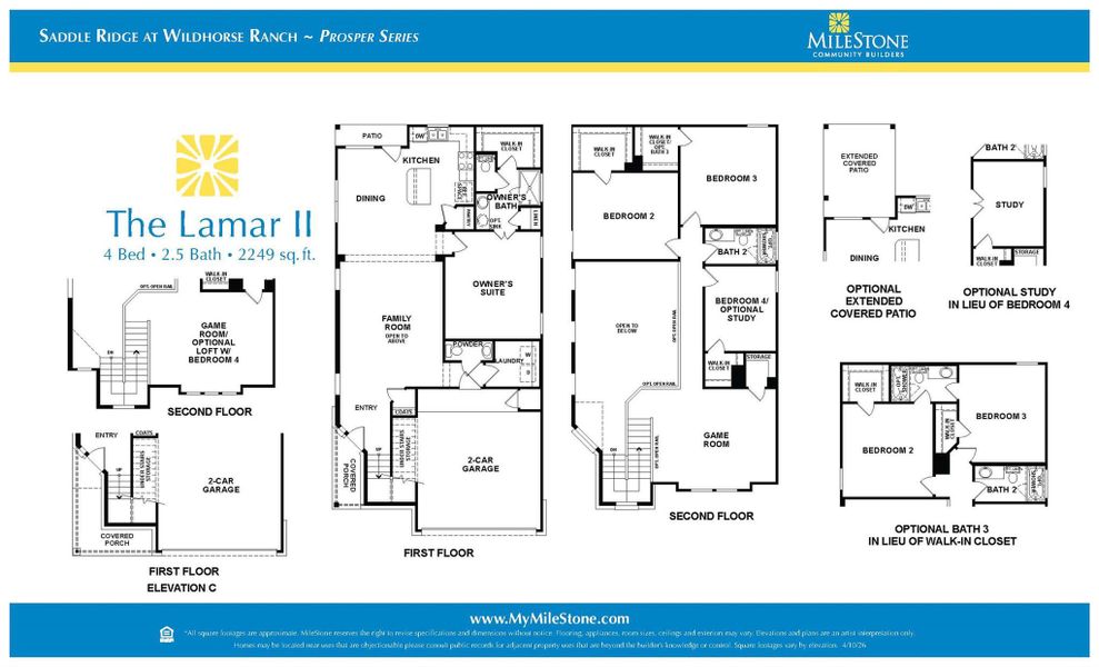 2D floor plan layout of this home in Saddle Ridge at Wildhorse Ranch, Manor, TX (Image 4). 2D floor plan layout of this home in Saddle Ridge at Wildhorse Ranch, Manor, TX (Image 4).