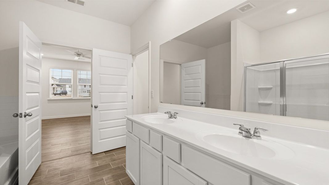 Furnished interior view inside a new home in Independence Villas and Townhomes, Loganville (Image 7).