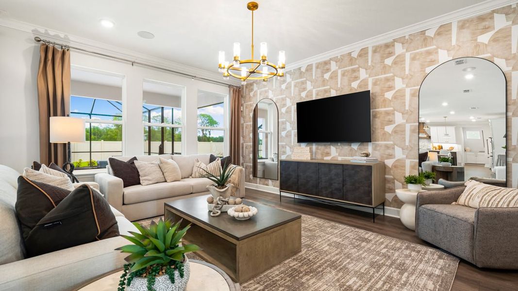 Representative furnished interior of a home built from the Carmel by Taylor Morrison in Coasterra Community Group Page, Palmetto (Image 6).