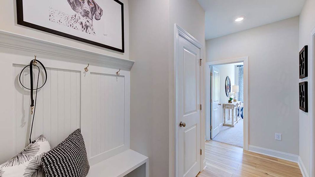 Furnished interior view inside a new home in Bridgeberry, Holly Springs (Image 15).