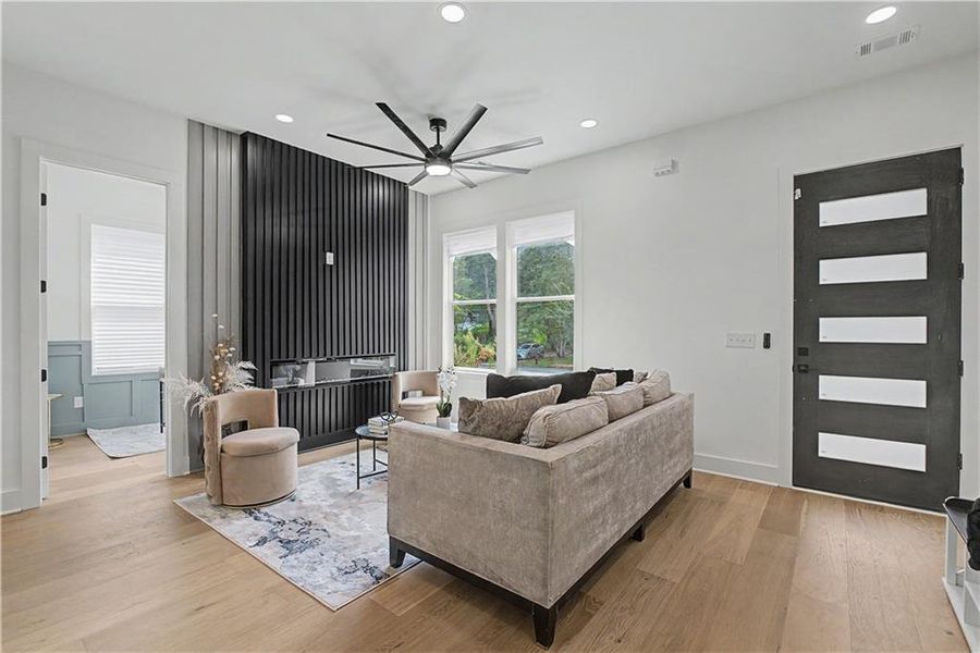 Furnished interior view inside a new home in , Atlanta (Image 34). Furnished interior view inside a new home in , Atlanta (Image 34).
