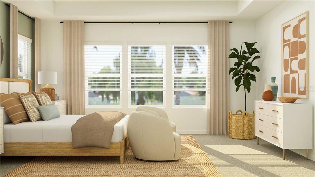 Furnished interior view inside a new home in , Groveland (Image 23).