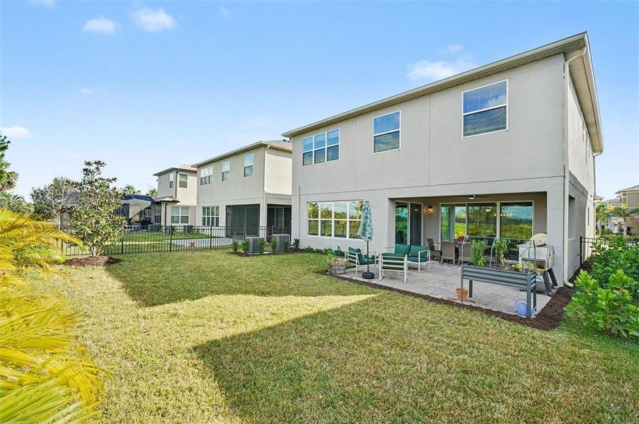 Exterior details and patio area of a home in , Wesley Chapel (Image 24). Exterior details and patio area of a home in , Wesley Chapel (Image 24).