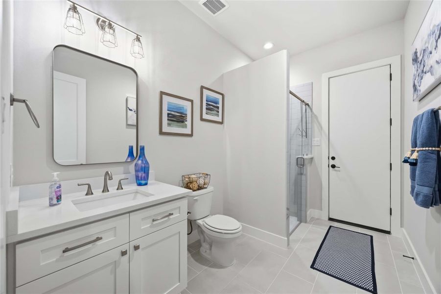 Furnished interior view inside a new home in Artavia, Conroe (Image 34).