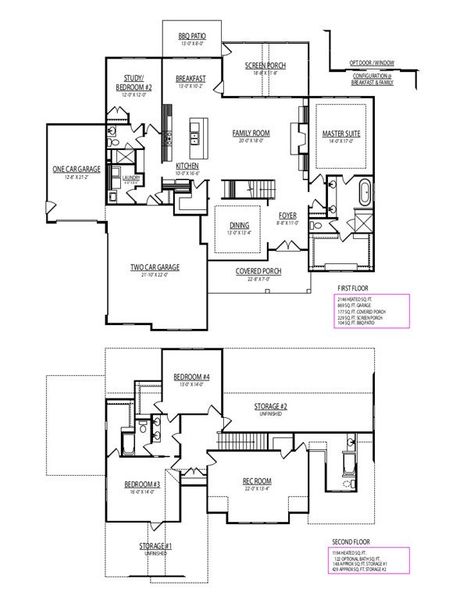 2D floor plan layout for the The McKinley by Ken Harvey Homes in Hidden Lake, Youngsville, NC (Image 5). 2D floor plan layout for the The McKinley by Ken Harvey Homes in Hidden Lake, Youngsville, NC (Image 5).