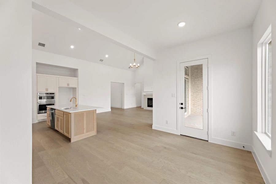Open Kitchen-Living-Dining Room