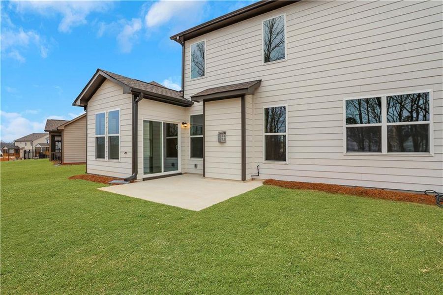 Exterior details and patio area of a home in , Hoschton (Image 20). Exterior details and patio area of a home in , Hoschton (Image 20).
