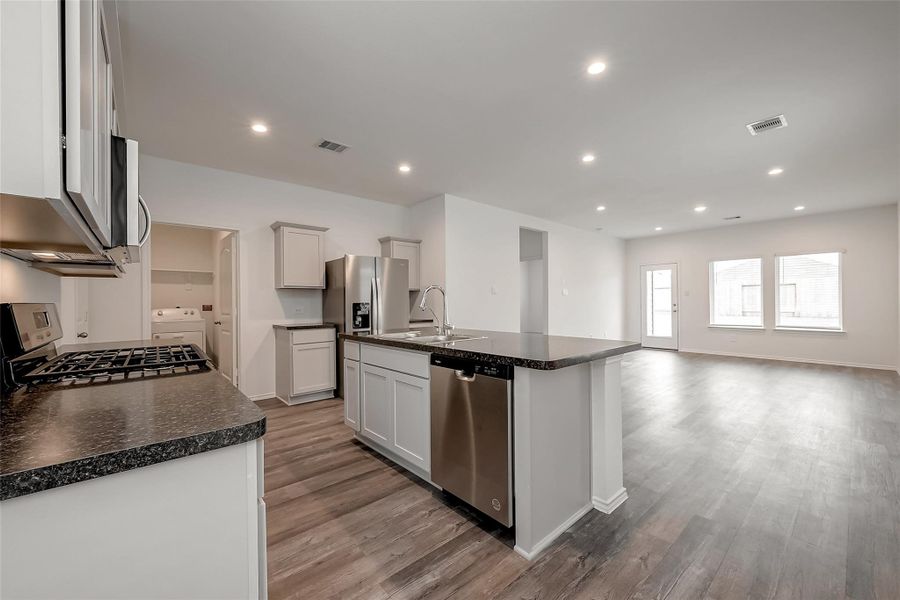Furnished interior view inside a new home in Breckenridge Forest, Spring (Image 7).