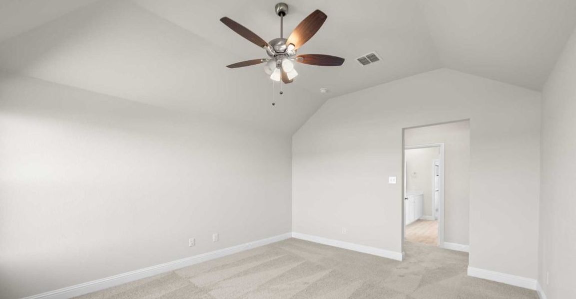 Representative exterior photo of a completed home built from the Alderbury by Impression Homes in Timberbrook, Justin, TX (Image 15).