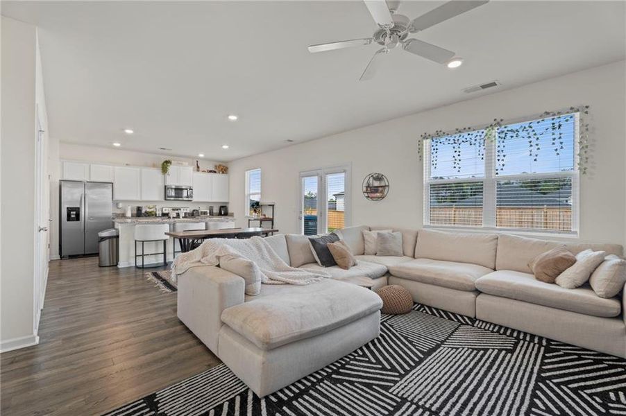Furnished interior view inside a new home in , Hampton (Image 17). Furnished interior view inside a new home in , Hampton (Image 17).
