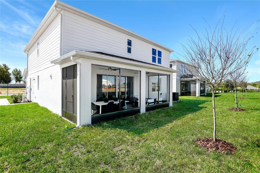 Exterior details and patio area of a home in Seaport Village, Tavares (Image 2). Exterior details and patio area of a home in Seaport Village, Tavares (Image 2).