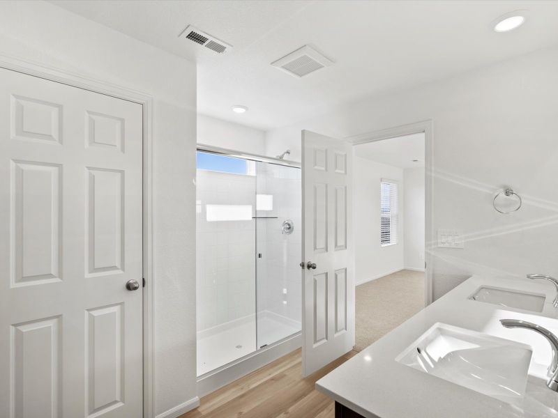 Furnished interior view inside a new home in Paint Brush Hills, Peyton (Image 6). Furnished interior view inside a new home in Paint Brush Hills, Peyton (Image 6).