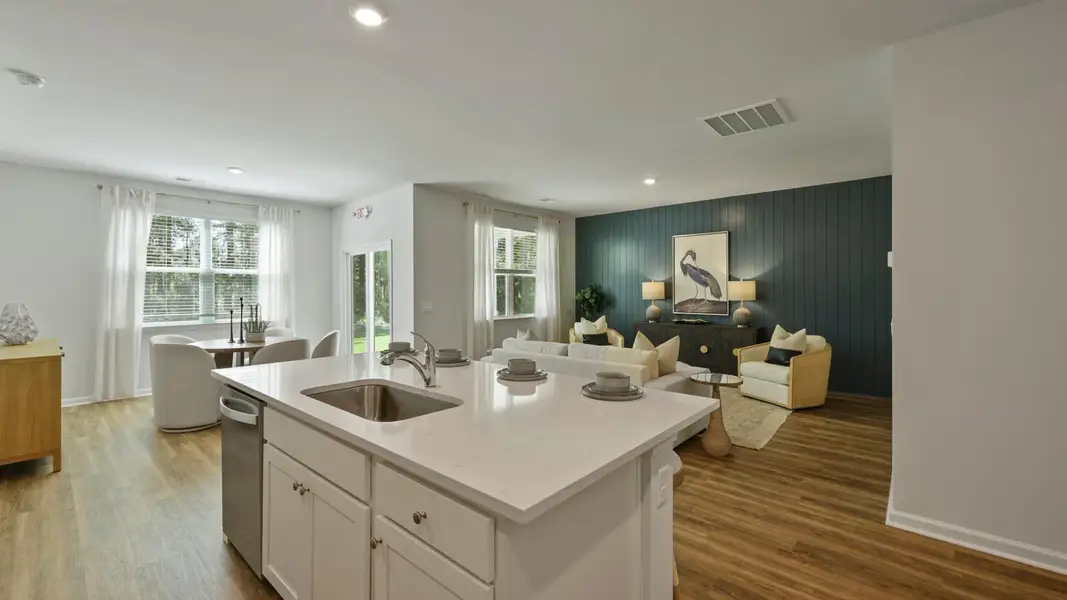 Furnished interior view inside a new home in Hillcrest, Ravenel (Image 2).