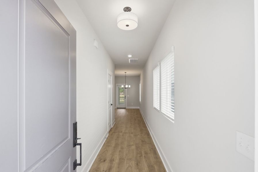 Representative unfurnished interior of a home built from the Maxwell by Beazer Homes in Ashley Walk Townes, Charleston (Image 13).