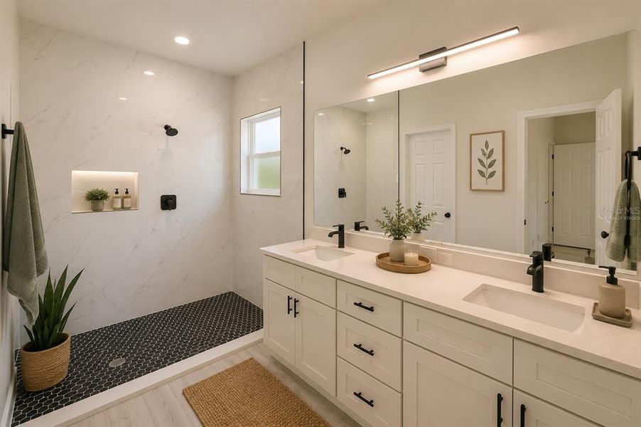 Furnished interior view inside a new home in , Citrus Springs (Image 12).