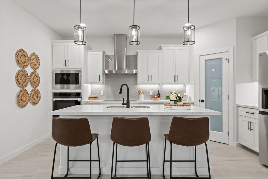 Representative furnished interior of a home built from the Duranta by Hakes Brothers in Paloma Ranch, Harlingen (Image 5).