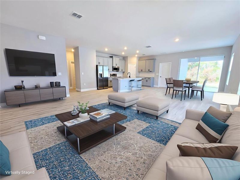 Furnished interior view inside a new home in , Homosassa (Image 7).