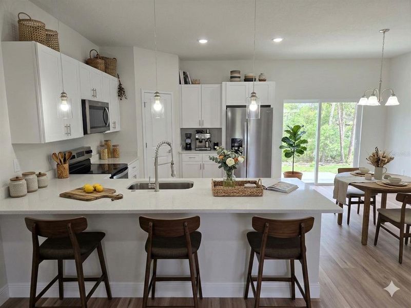Furnished interior view inside a new home in , Ocala (Image 15).