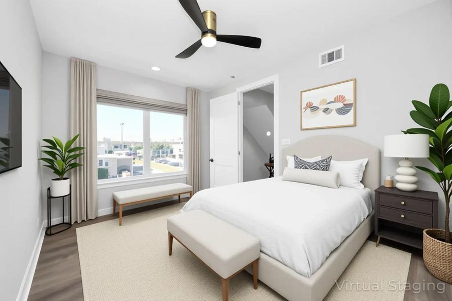 Furnished interior view inside a new home in , Houston (Image 3).