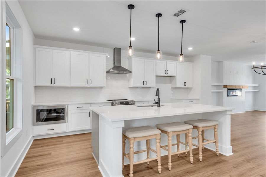 Furnished interior view inside a new home in , Suwanee (Image 11).