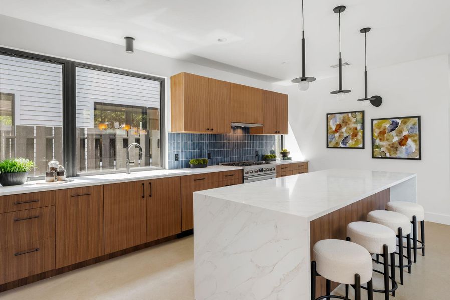 Furnished interior view inside a new home in , Austin (Image 4). Furnished interior view inside a new home in , Austin (Image 4).