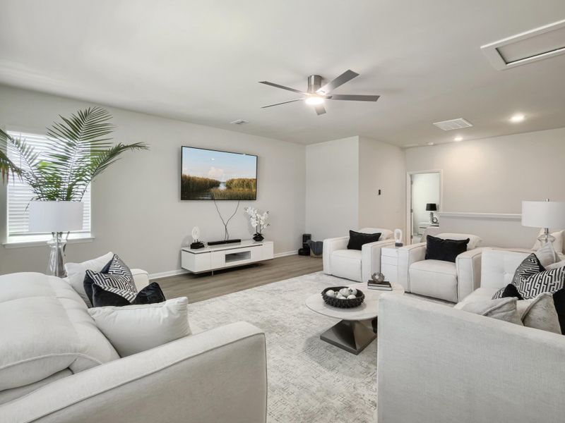 Furnished interior view inside a new home in The Groves of Berkeley, Moncks Corner (Image 35).
