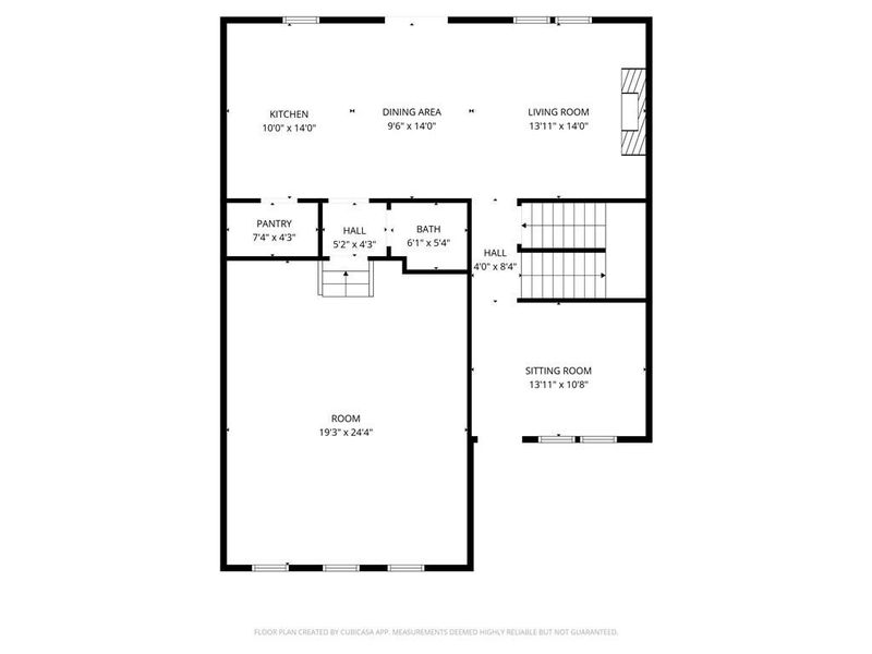 2D floor plan layout of this home in , Atlanta, GA (Image 7).