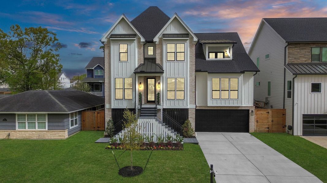 This beautiful Timbergrove Manor home impresses with meticulous landscaping and a welcoming entryway—perfectly positioned within a vibrant community known for its walkable streets, friendly neighbors, and family-oriented lifestyle.