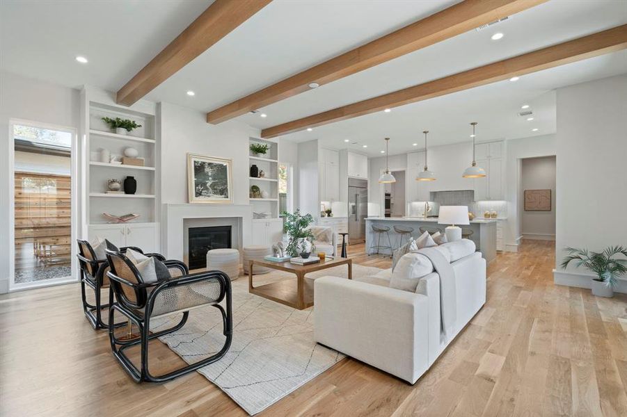 Furnished interior view inside a new home in , Dallas (Image 8).