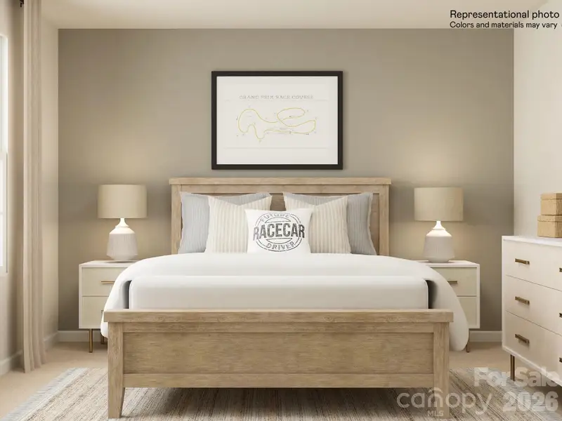 Furnished interior view inside a new home in Shannon Woods, Maiden (Image 4).