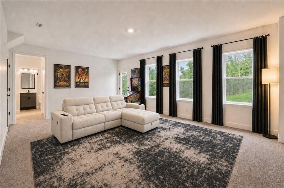 Furnished interior view inside a new home in Thunder Ridge, Dawsonville (Image 16).