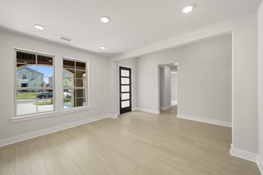 Spacious, unfurnished interior of a new home in Inspiration Collection at Bridgewater, Midlothian (Image 10).