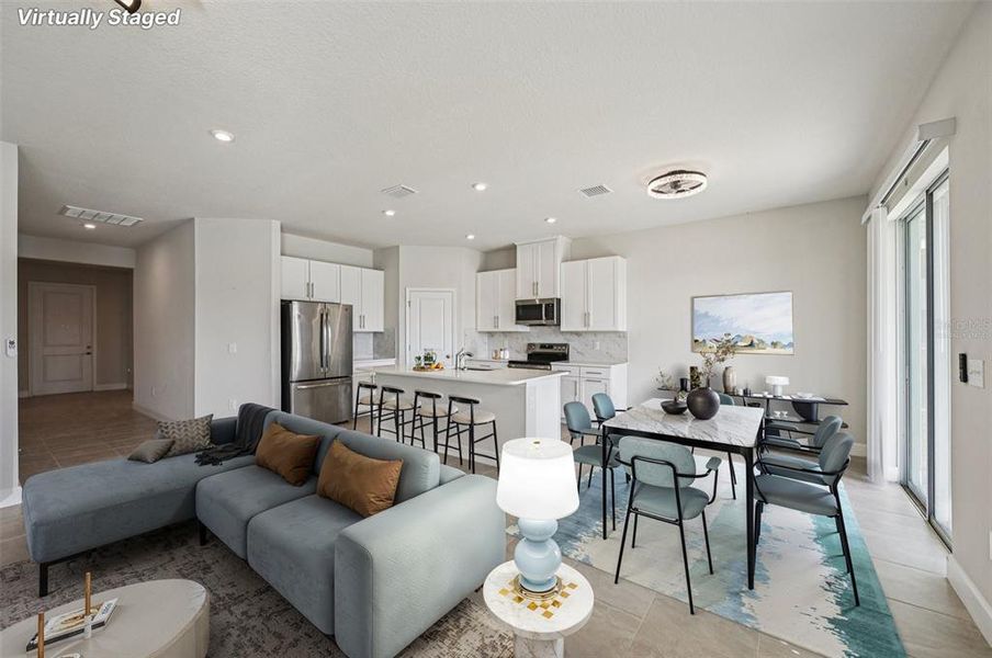 Furnished interior view inside a new home in , Parrish (Image 13).