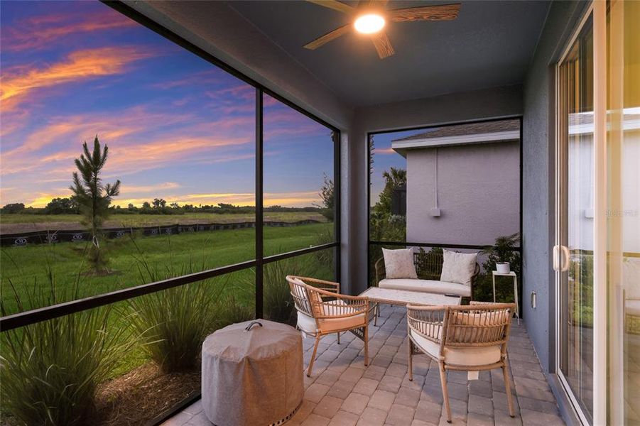 Exterior details and patio area of a home in Rye Ranch, Parrish (Image 4).
