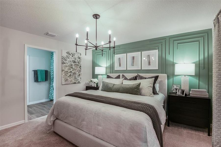 Furnished interior view inside a new home in , Haines City (Image 21).