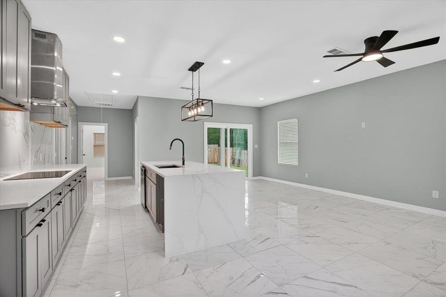 Furnished interior view inside a new home in , Granbury (Image 6).