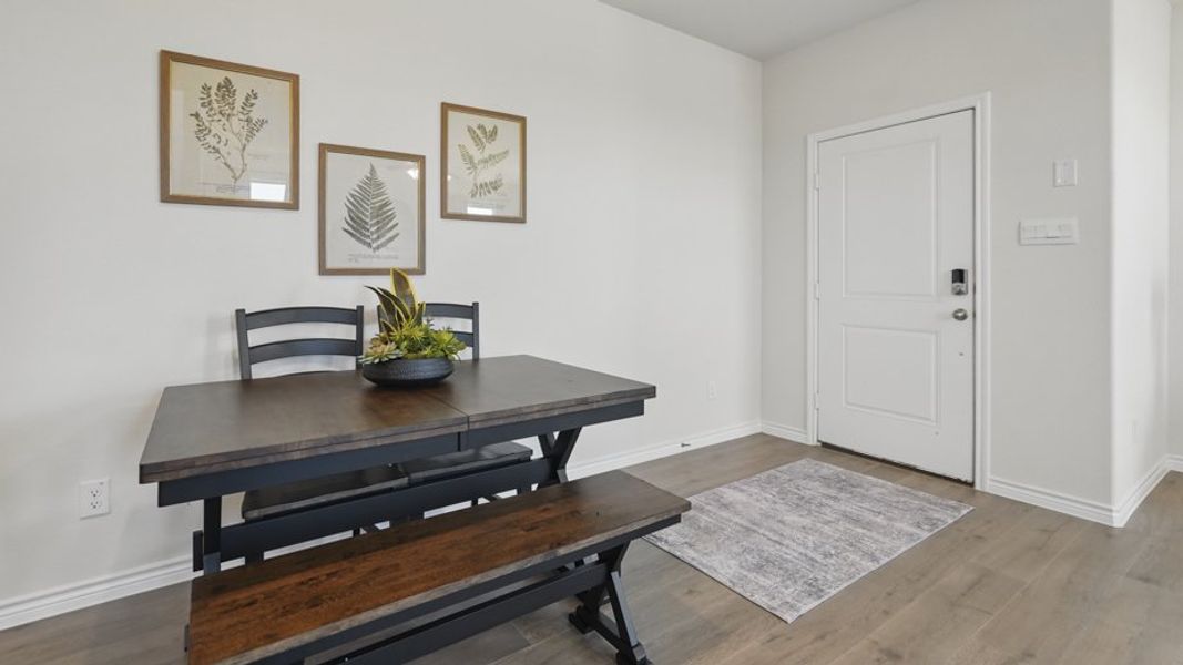 Representative furnished interior of a home built from the Caspian by D.R. Horton in Liberty Crossing, Royse City (Image 4). Representative furnished interior of a home built from the Caspian by D.R. Horton in Liberty Crossing, Royse City (Image 4).