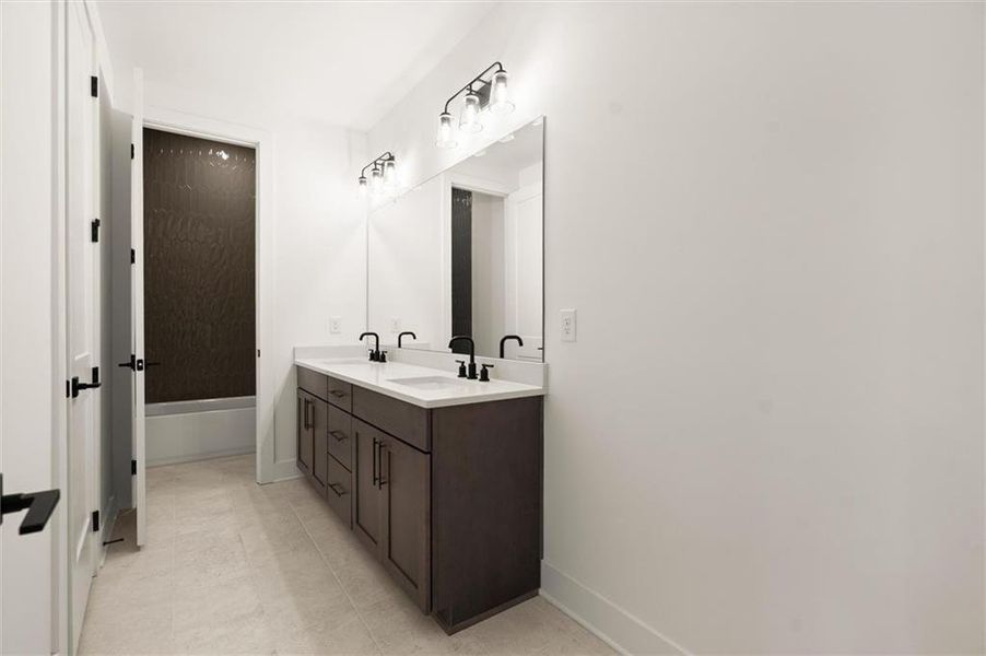 Furnished interior view inside a new home in , Alpharetta (Image 9).