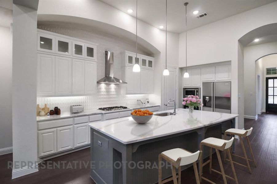 Furnished interior view inside a new home in Sandbrock Ranch, Aubrey (Image 5).