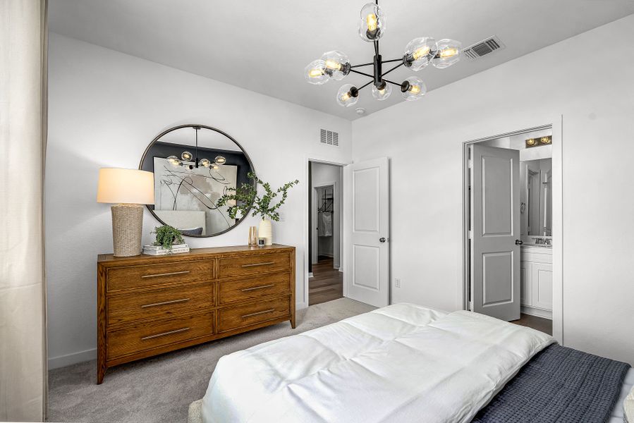 Representative furnished interior of a home built from the Eastgate by Centex in Alto, San Marcos (Image 13).