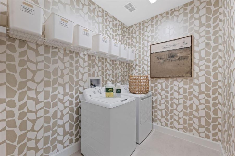 Furnished interior view inside a new home in Valencia Ridge, Wesley Chapel (Image 25).