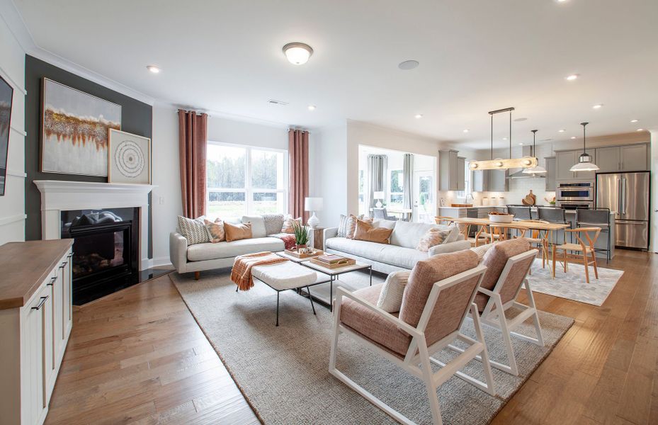Furnished interior view inside a new home in Forest Creek, Waxhaw (Image 3).