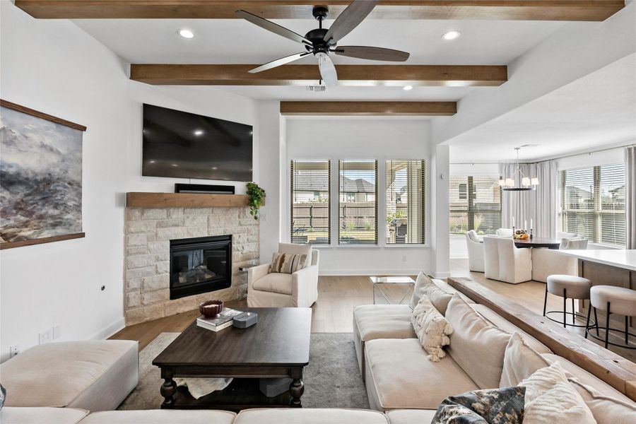 Furnished interior view inside a new home in , Bryan (Image 30).