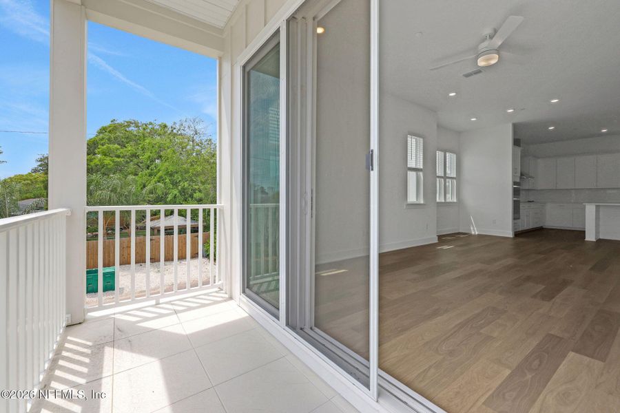 Exterior details and patio area of a home in North Beach Townhomes, Jacksonville Beach (Image 22).