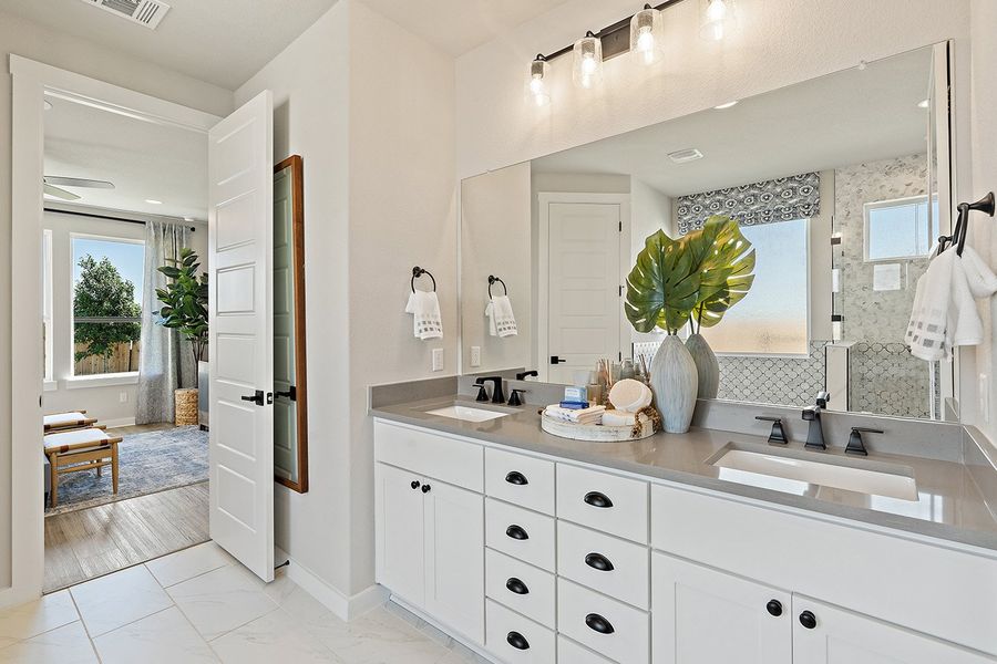 Furnished interior view inside a new home in Flora, Hutto (Image 25). Furnished interior view inside a new home in Flora, Hutto (Image 25).